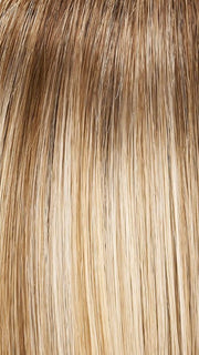 12FS12 MALIBU BLONDE | LIght Gold Brown, Light Natural Gold Blonde, Pale Natural Gold-Blonde Blend, Shaded with Light Gold Brown