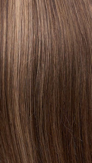 6B/22S6 Toasted Almond | Medium Brown Cool Base with Light Brown highlights and a Medium Brown Shaded Root