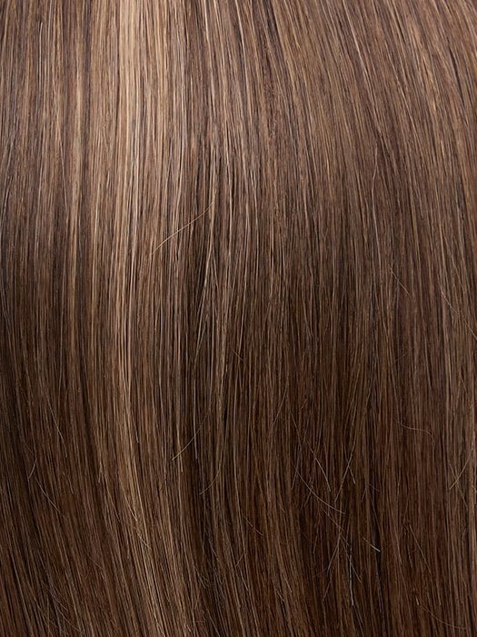 6B/22S6 Toasted Almond | Medium Brown Cool Base with Light Brown highlights and a Medium Brown Shaded Root
