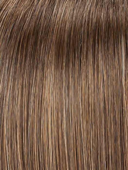 8RH14 MOUSSE CAKE | Medium Brown with 33% Medium Natural Blonde Highlights