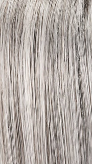 92 MOONLIGHT | Pure White with 5% Medium Brown Front, Grey with 30% Medium Brown Middle, Dark Brown with 65% Grey Nape