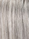 92 MOONLIGHT | Pure White with 5% Medium Brown Front, Grey with 30% Medium Brown Middle, Dark Brown with 65% Grey Nape