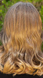 KIRBY by Rene of Paris in CARAMEL BISCOTTI | Dark Blonde with Caramel Blonde Highlights throughout