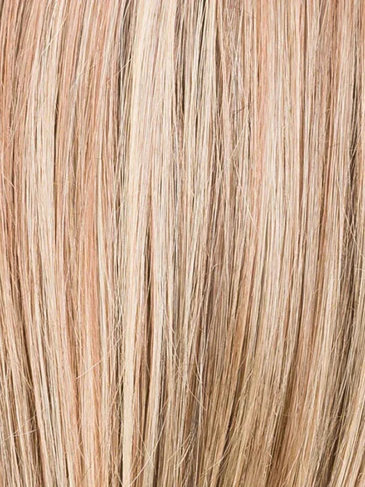 LIGHT BERNSTEIN ROOTED | Light Auburn, Light Honey Blonde, and Light Reddish Brown blend and Dark Roots.