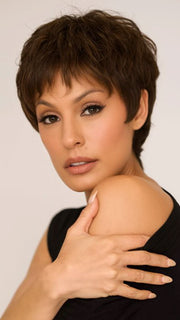 Roxie in LINA by ELLEN WILLE in color DARK CHOCOLATE SHADED 6.30.4