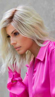 LOVE WAVE by Gabor in GL613-88SS CHAMPAGNE BLONDE | Dark Golden Blonde base blends into Light Golden Blonde with glints of Platinum Blonde