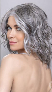 MILA in color DARK GREY LIGHTED 39.51.44 | Darkest Brown and Black/Dark Brown with Grey Blend Highlights throughout and Concentrated in the front