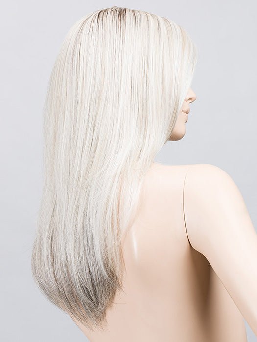 METALLIC BLONDE ROOTED 60.101.51 | Pearl White, Pearl Platinum with Dark and Lightest Brown and Grey Blend with Shaded Roots