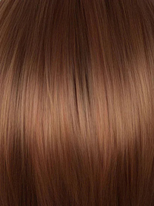 NM VENETIAN RED-R | Venetian Red R - A beautiful red shade that mixes pale copper, soft mahogany, and warm burnt-toffee cherry tones. The rich chestnut roots add dimension and depth. 