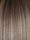 BRONDE-R | Dark brown and natural medium blond tones are mixed together and shaded with medium dark brown roots for a realistic appearance.