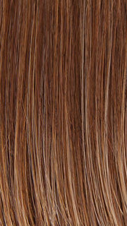 CHOCOLATE SWIRL | Medium Brown blended with Medium Auburn and Dark Gold Blonde