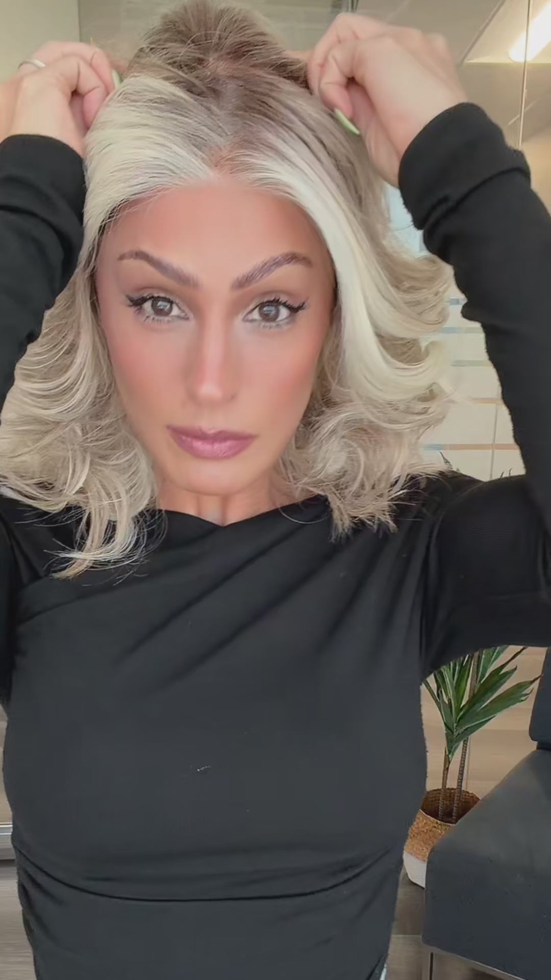 Sabrina & Roxie in Drew by Jon Renau holding the INFRARED DUO STYLER. U.S. PLUG ONLY NOT DUAL VOLTAGE