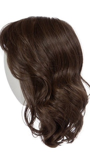 Mannequin is wearing RL 10/12 SUNLIT CHESTNUT | Light Chestnut Brown Evenly Blended with Light Brown.