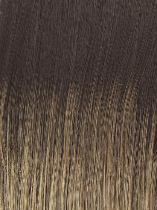 RL12/22SS SHADED CAPPUCCINO | Light Golden Brown Evenly Blended with Cool Platinum Blonde Highlights and Dark Roots