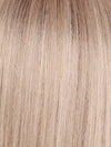 BILLIONAIRE-BLOND | A Rich Mocha Root melting into Beige, Ash, and Cream Blond tones. Face-framing cream and White Blond highlights