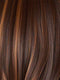 GLAZED AUBURN-R | Stunning fusion of deep red, medium copper, and dark chocolate root. 