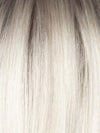 MILKY-OPAL-R | A Blend of Creamy Blonde and White Blonde Rooted with Warm Brown
