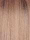 MUSHROOM MELANGE | A modern Mushroom Blonde with a Mid-Brown Root, featuring tones of Cream, Pale Chocolate, and Soft Steel Blonde