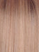 MUSHROOM MELANGE | A modern Mushroom Blonde with a Mid-Brown Root, featuring tones of Cream, Pale Chocolate, and Soft Steel Blonde