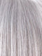 SILVER STONE | Silver Medium Brown blend that transitions to more Silver then Medium Brown then to Silver Bangs