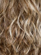 TRES CHOCOLATE R | Carefully placed White, Medium, and Dark Chocolate tones completed with a Dark Brown Root.