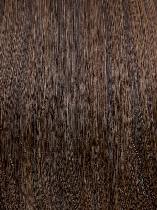 4/10S4 Toasted Almond | Medium Brown Cool Base with Light Brown highlights and a Medium Brown Shaded Root