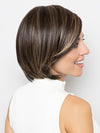 Model is wearing MEADOW by HENRY MARGU in color 626H | Dark Brown with Golden Blonde Highlights