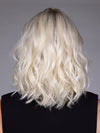 Model is wearing ATHEN by BELLETRESS in color ALPINE CREAM R | Icy Blonde Shade with a Cool, Creamy Base Softened by Hints of Pale Beige