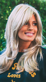 BROOKE by ENVY in LIGHT BLONDE | 2 toned blend of Creamy Blonde with Champagne highlights