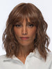 Model is wearing FRANKIE by ESTETICA in color R30/28/26 | Medium Auburn/Light Auburn/Golden Blonde Blend