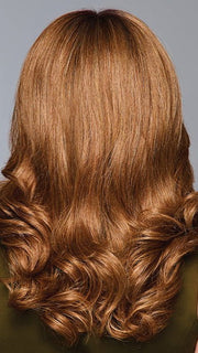BEAUTY REIGN by GABOR in color GF29-33SS ICED PUMPKIN SPICE | Strawberry Blonde shaded with Dark Red-Brown