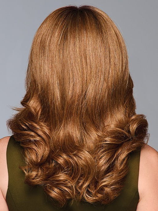 BEAUTY REIGN by GABOR in color GF29-33SS ICED PUMPKIN SPICE | Strawberry Blonde shaded with Dark Red-Brown