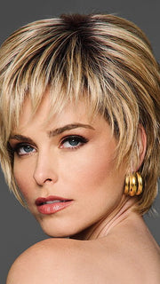 Model is wearing DEMURE DO by Gabor in GF14-88SS SS GOLDEN WHEAT