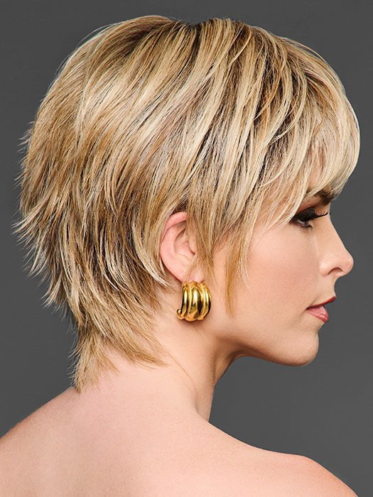 Model is wearing DEMURE DO by Gabor in GF14-88SS SS GOLDEN WHEAT