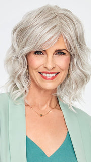 Model is wearing LIVELY by GABOR in color LIGHT-GREY | Silver to Light Gray