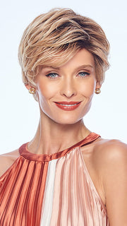 Model is wearing WONDER by GABOR in color LIGHT-BLONDE | Light ash blonde, Swedish blonde or blonde highlighted by the sun