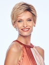 Model is wearing WONDER by GABOR in color LIGHT-BLONDE | Light ash blonde, Swedish blonde or blonde highlighted by the sun