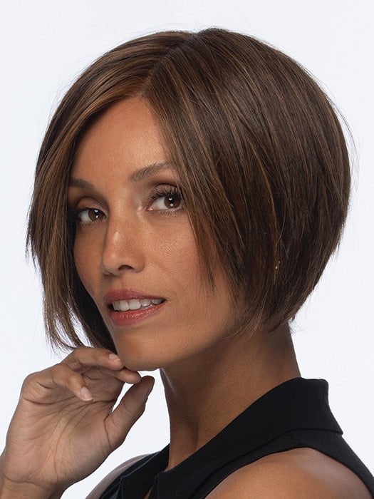 JAGGER by ESTETICA in color R6/28F | Chestnut Brown with Red Frost