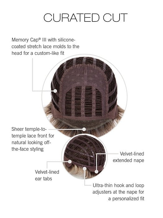 CAP CONSTRUCTION  | LACE FRONT | WEFTED | MEMORY CAP III