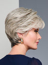 CURATED CUT by RAQUEL WELCH in color RL56/60 SILVER | Lightest Gray Evenly Blended with Pure White