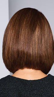 LONGING FOR LONDON by RAQUEL WELCH in color RH9/24SS SHADED CAFE LATTE | Dark Brown with Golden Brown highlights from dark roots to ends
