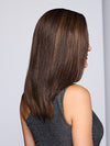 ROME ROMANCE by RAQUEL WELCH in color RH4/10SS SHADED JAVA | Off Black with Dark Brown highlights from dark roots to ends