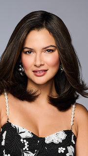 Model is wearing UNMATCHED 12" by Raquel Welch in RL4/10SS