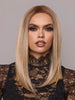Model is wearing SLOAN by RENE OF PARIS in color BUTTER BISCUIT BLOND | Soft, Pale Chocolate Root that melts into a blend of Buttery and Biscuit Blonde tones