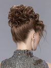 Model is wearing ICE by ELLEN WILLE in color CHOCOLATE-MIX | Medium Brown Blended with Light Auburn, and Dark Brown Blend