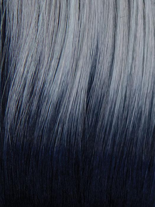 FROZEN-SAPPHIRE | Icy Blue Base with Indigo Black Roots