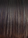 CHOCOLATE FROST R | Dark Brown Base with Honey Blonde and Platinum highlights with Dark Brown roots