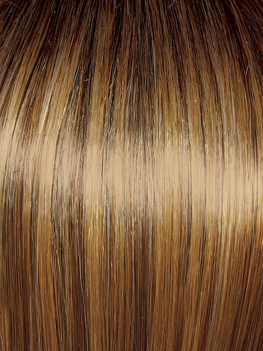 SS11-25 SHADED HONEY PECAN | Chestnut Brown base blends into multi-dimensional tones of Brown and Golden Blonde