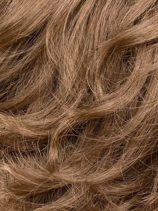 ALMOND-BROWN-ROOTED | Medium Brown, Light Auburn and Medium Warm Brown Blend with Shaded Roots