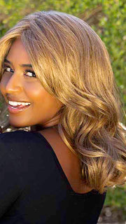 KIRBY by Rene of Paris in CARAMEL BISCOTTI | Dark Blonde with Caramel Blonde Highlights throughout